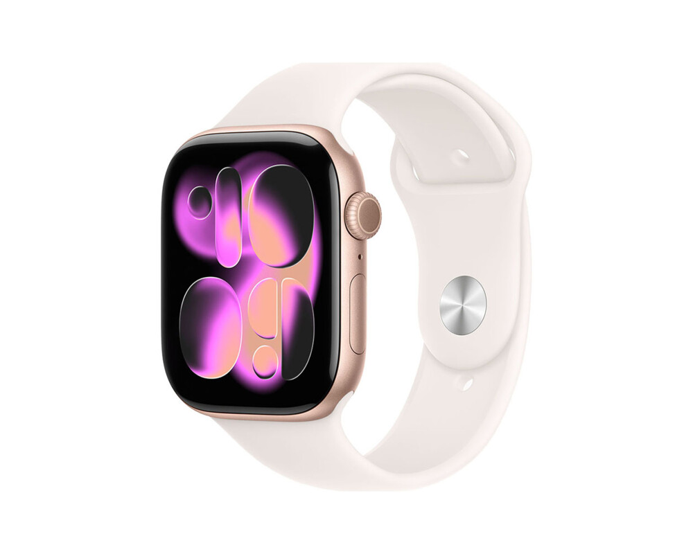 Smart часовник APPLE Watch Series 11 GPS 42mm Rose Gold Aluminium Case with Light Blush Sport Band - M 4