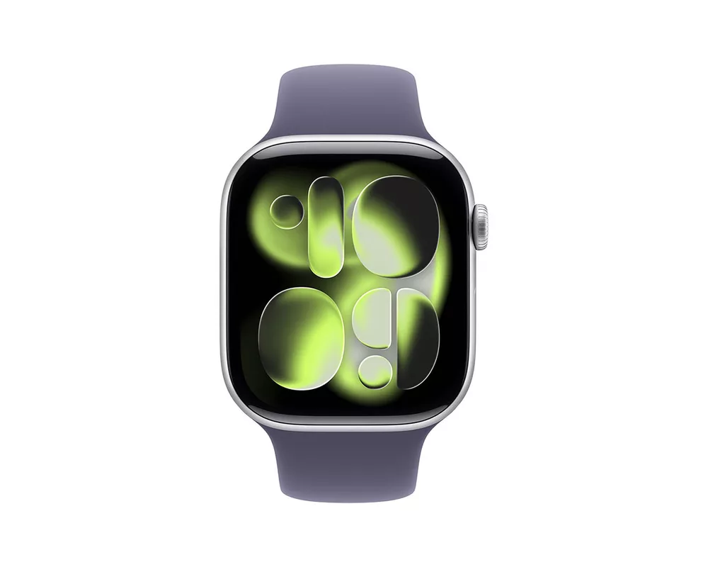 Smart часовник APPLE Watch Series 11 GPS 42mm Silver Aluminium Case with Purple Fog Sport Band - S 6