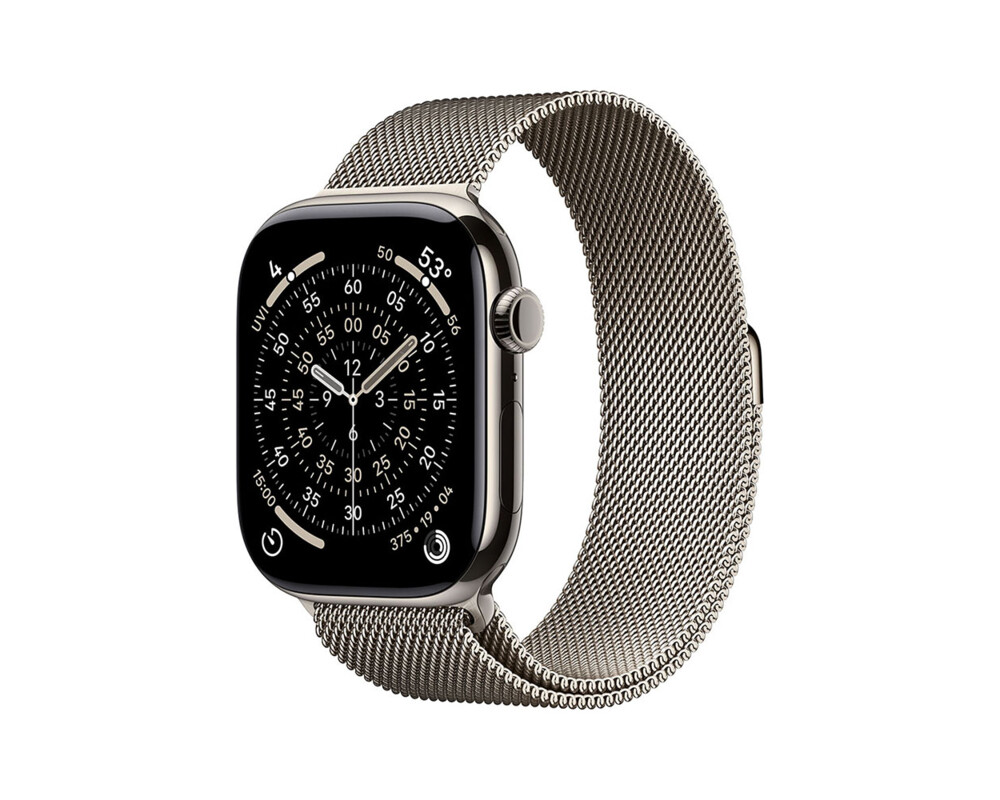 Smart часовник APPLE Watch Series 11 GPS + Cellular 42mm Natural Titanium Case with Natural Milanese Loop 4