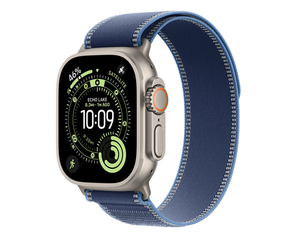 Smart часовник APPLE Watch Ultra 3 GPS + Cellular 49mm Natural Titanium Case with Blue 4