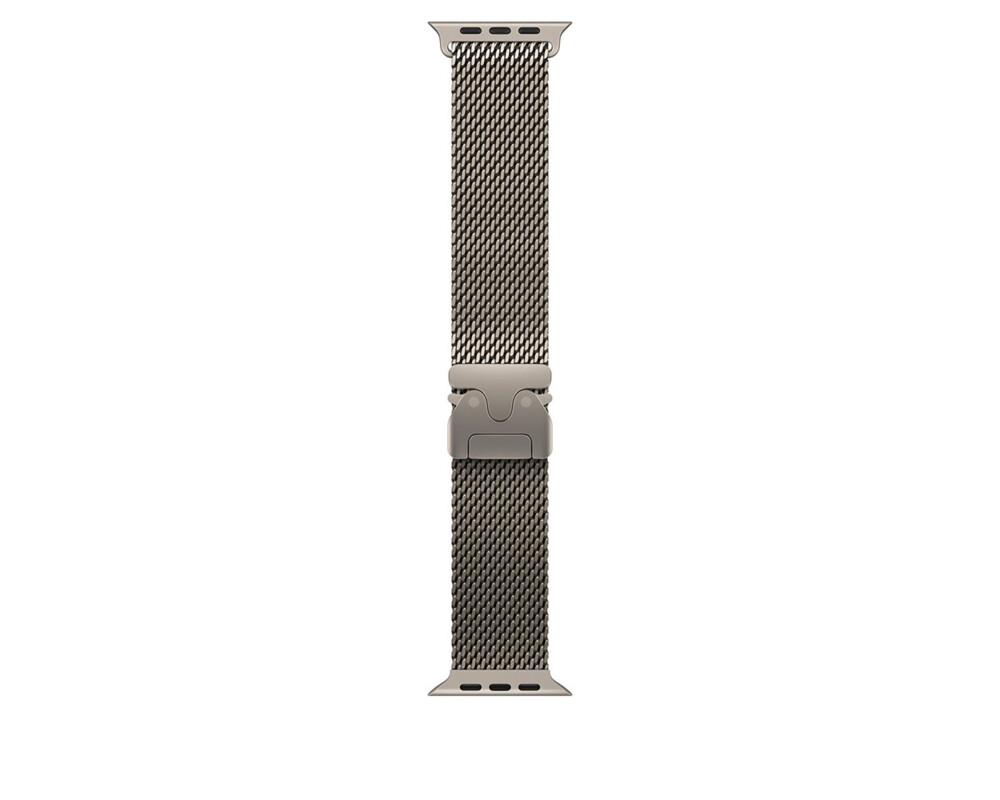 Smart часовник APPLE Watch Ultra 3 GPS + Cellular 49mm Natural Titanium Case with Natural Titanium Milanese Loop Small 5