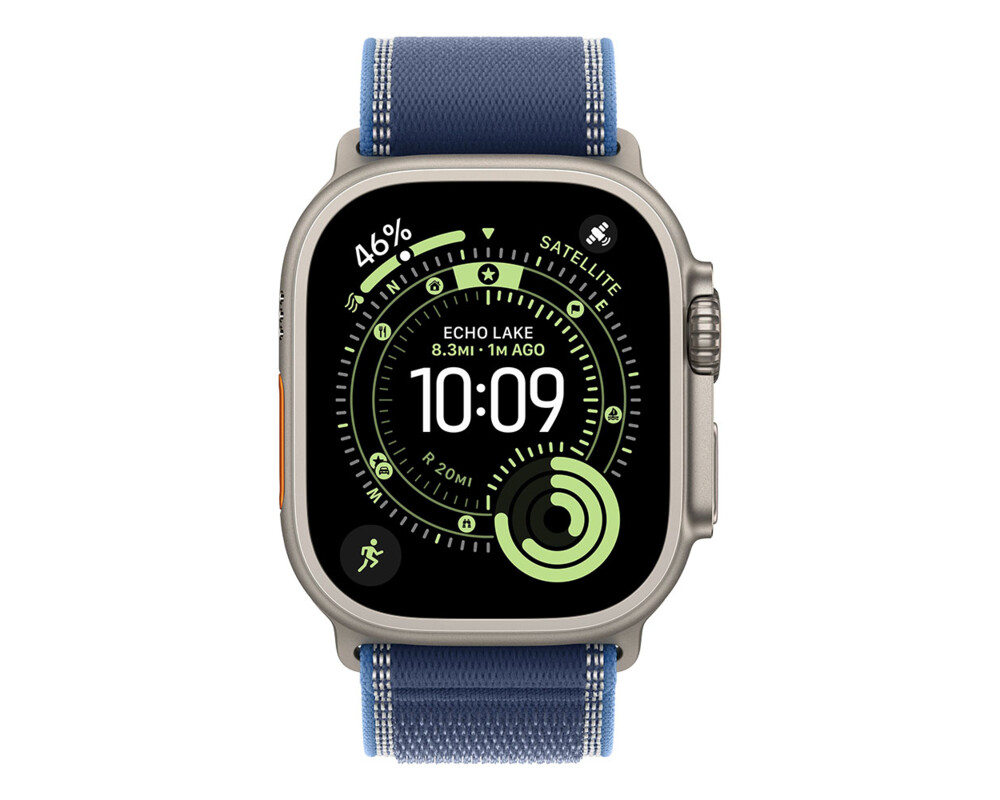 Smart часовник Apple Watch Ultra 3 Cellular 49mm Natural Titanium Case with Blue/Bright Blue Trail Loop - M/L (Demo) 2