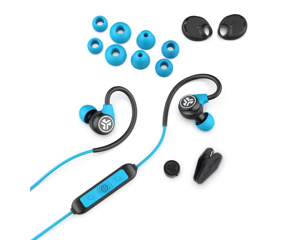 Слушалки JLAB Fit Sport 3 Wireless Fitness Earbuds - Black/Blue 2