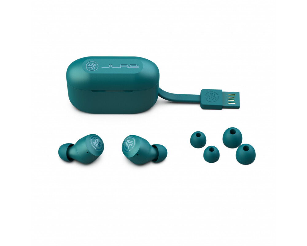 Слушалки JLAB Go Pop Plus True Wireless Earbuds - Teal 2