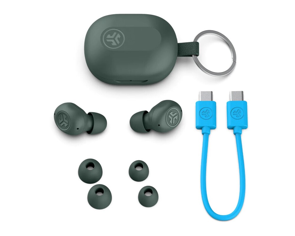 Слушалки JLAB JBuds Mini True Wireless Earbuds - Sage Gray 3