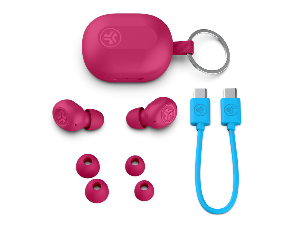 Слушалки JLAB JBuds Mini True Wireless Earbuds - Pink 5