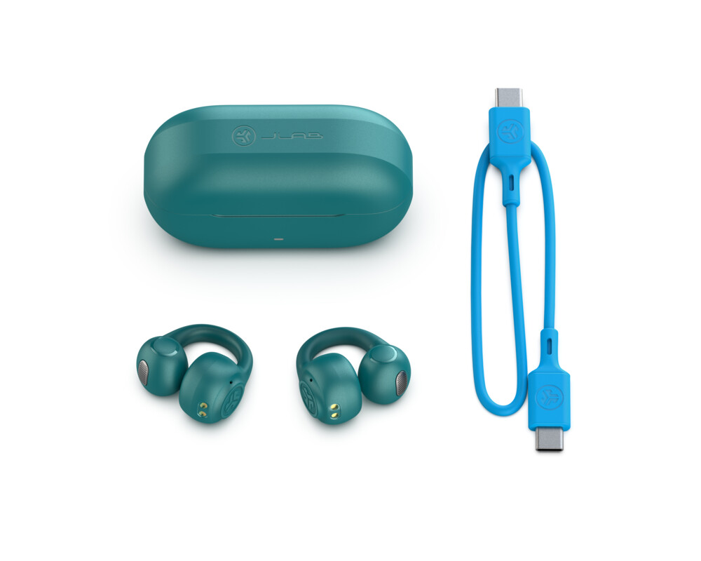 Слушалки JLAB Flex Open Air Clip True Wireless Earbuds - Teal 3