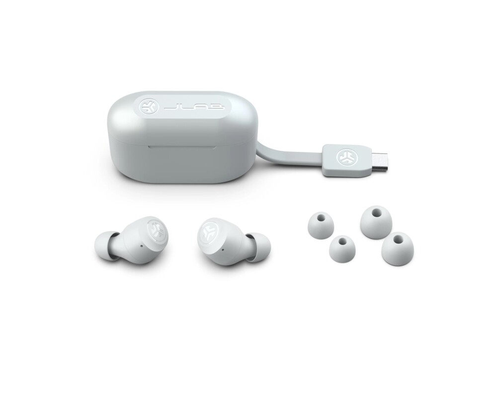 Слушалки JLAB Go Air Pop Plus True Wireless Earbuds - White 5