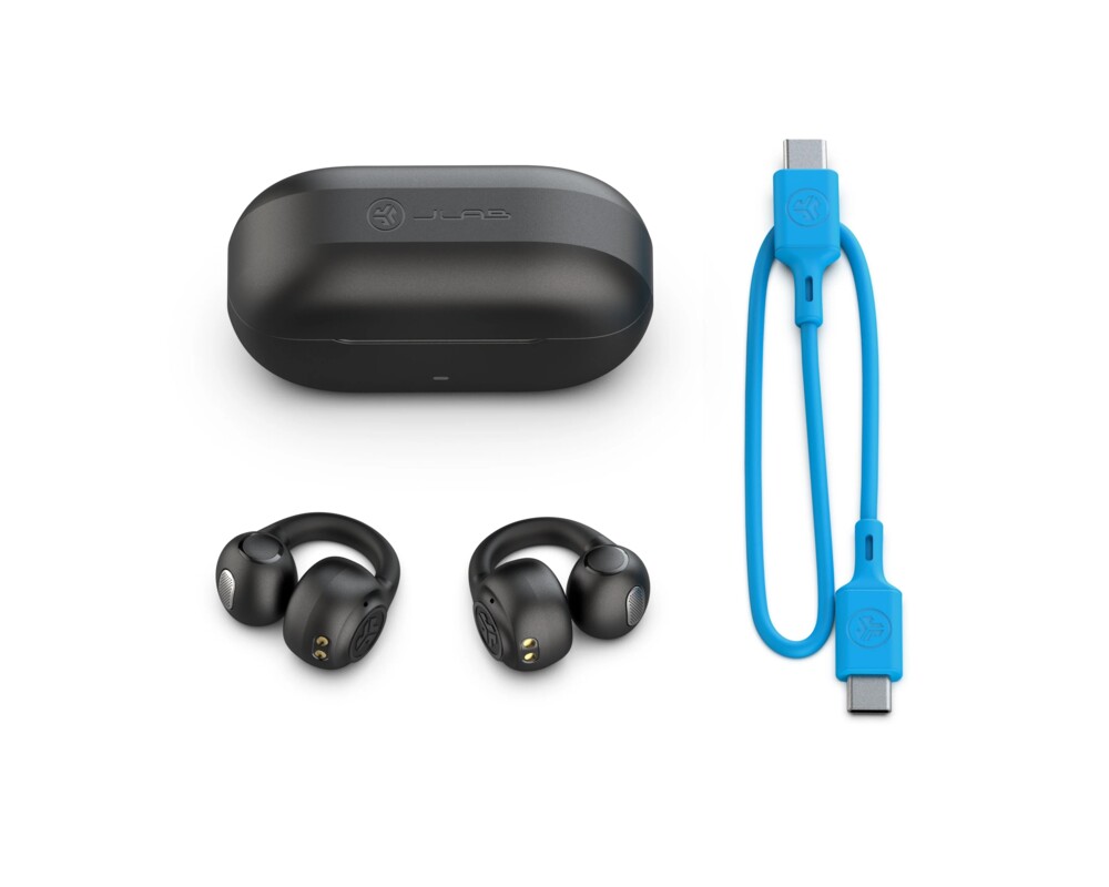 Слушалки JLAB Flex Open Air Clip True Wireless Earbuds - Black 2