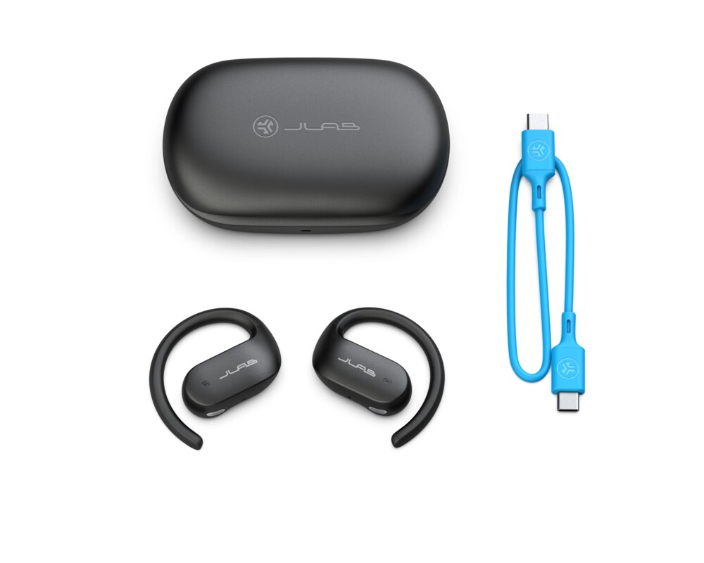 Слушалки JLAB JBuds Open Sport 2 True Wireless Earbuds - Black 4