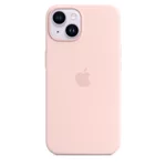 Калъф Apple iPhone 14 Silicone Case with MagSafe - Chalk Pink 2