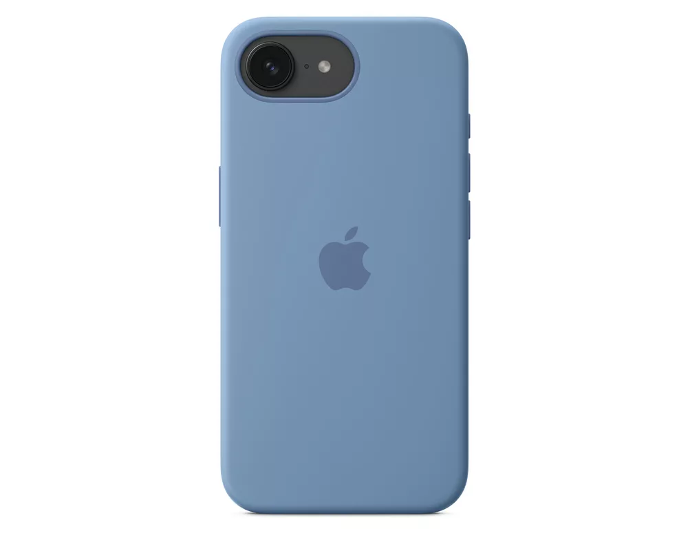 Калъф Apple iPhone 16e Silicone Case Winter Blue 3