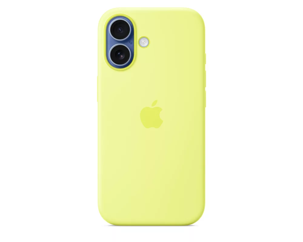 Калъф Apple iPhone 17 Silicone Case with MagSafe - Neon Yellow 2