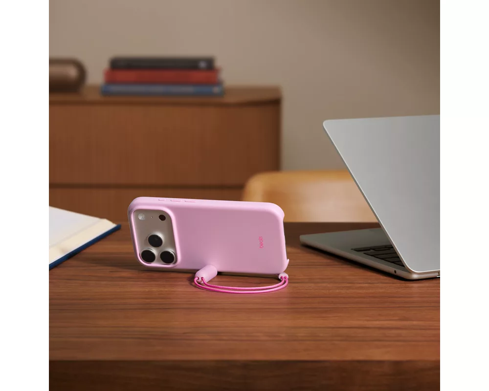 Калъф Beats iPhone 17 Pro Kickstand Case with MagSafe and Camera Control - Pebble Pink 2