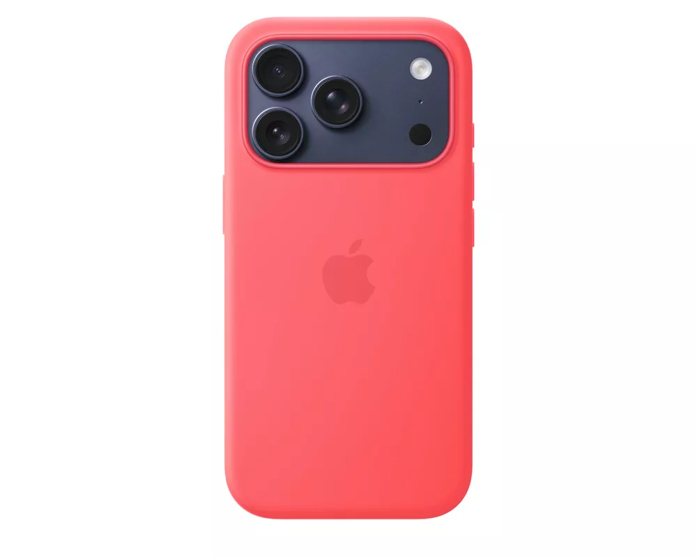 Калъф Apple iPhone 17 Pro Silicone Case with MagSafe - Bright Guava (SEASONAL) 4