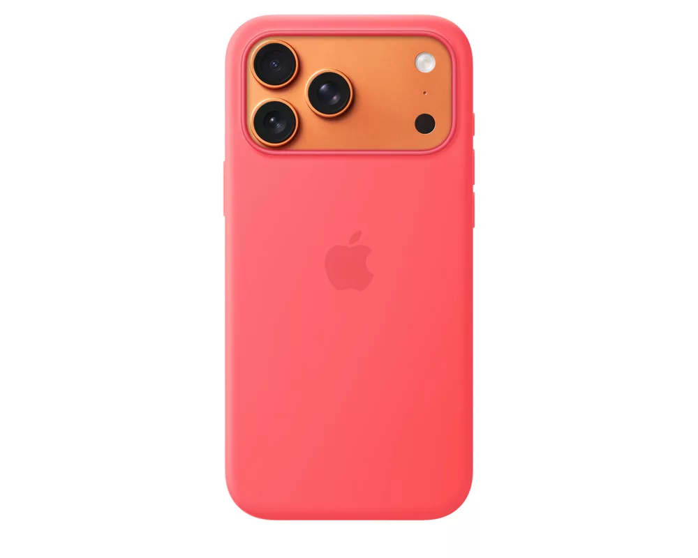 Калъф Apple iPhone 17 Pro Max Silicone Case with MagSafe - Bright Guava (SEASONAL) 3