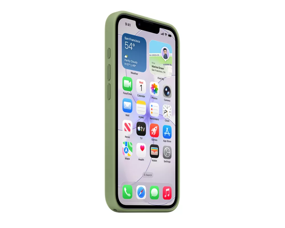 Калъф Apple iPhone 17e Silicone Case with MagSafe - Light Moss 3