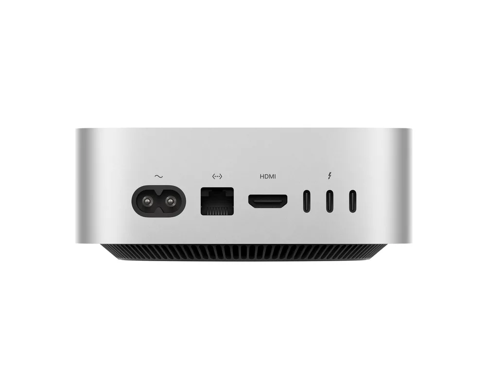 Настолен компютър Mac mini: Apple M6 chip with 12‑core CPU and 12‑core GPU, 24GB, 512GB SSD 4