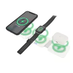 Зарядно Dviced 3-in-1 foldable magnetic wireless charger - White 4