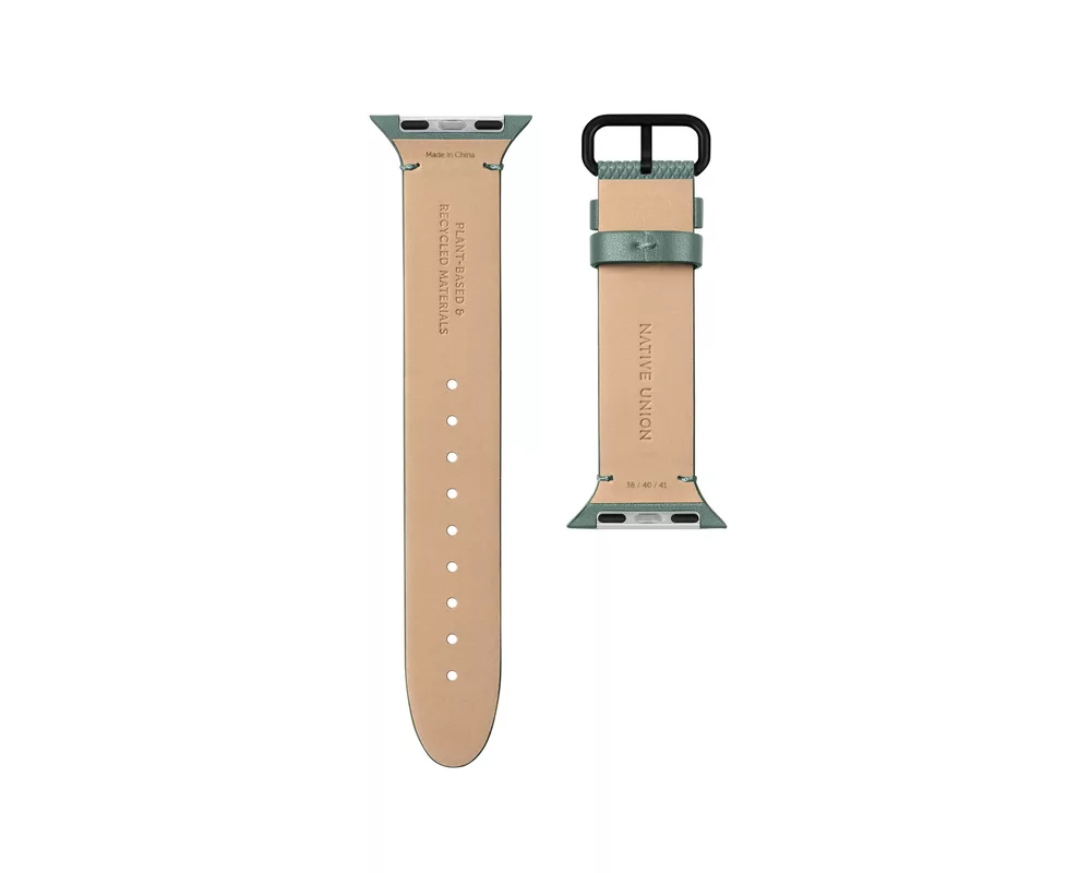 Аксесоар за смарт часовници Native Union (Re)Classic Strap For Apple Watch 40mm - Slate Green 2