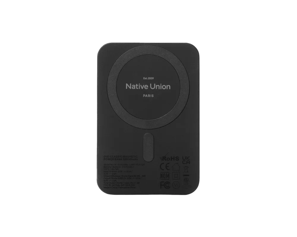 Външна батерия Native Union (Re)Classic Power Bank 10000Mah - Black 7