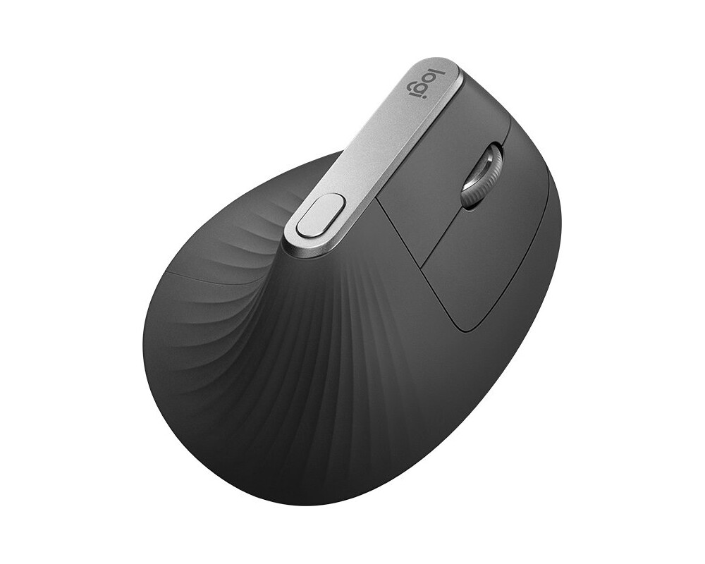 Мишка Logitech MX Vertical USB Type C, вертикална 910-005448 - тъмносива 7