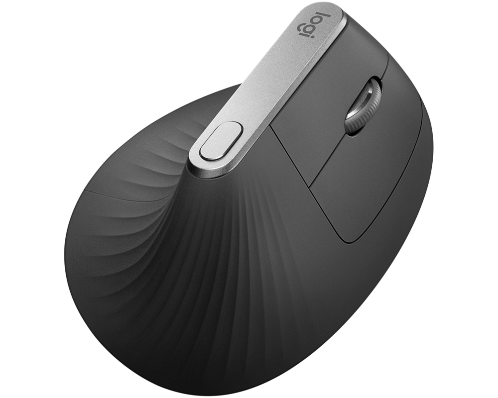 Мишка Logitech MX Vertical USB Type C, вертикална 910-005448 - тъмносива 16