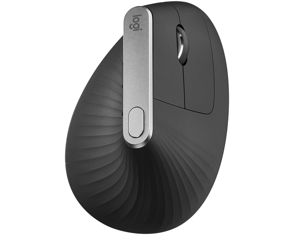 Мишка Logitech MX Vertical USB Type C, вертикална 910-005448 - тъмносива 15
