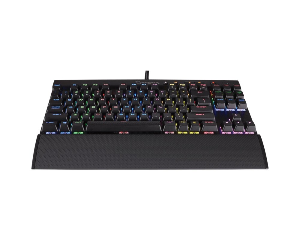 Клавиатура CORSAIR Gaming K65 LUX RGB Compact Mechanical Keyboard Backlit RGB LED Cherry MX RGB Red US 11