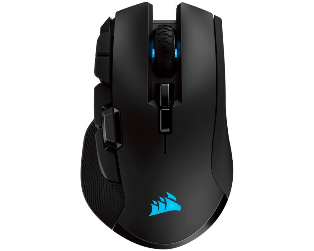 Мишка Corsair Gaming IronClaw RGB Wireless with Slipstream Technology, FPS/MOBA, Wireless & USB, Black 9
