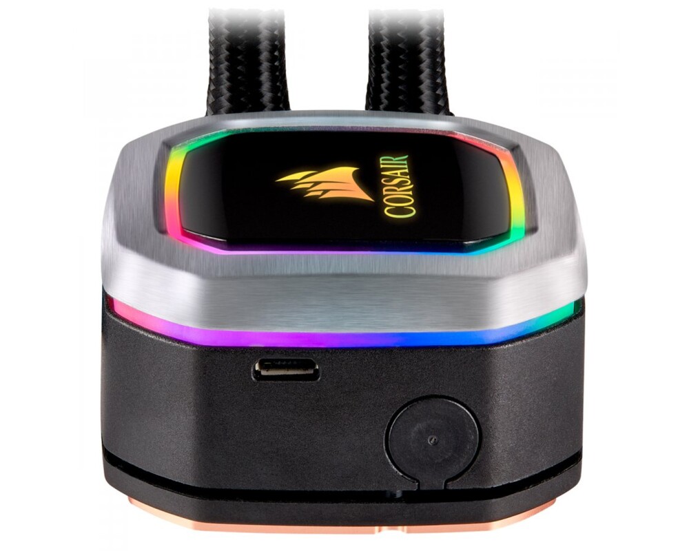 Охладител за процесор Corsair Hydro Series H100i RGB PLATINUM Liquid CPU Cooler, an all-in-one liquid CPU cooler with a 240mm radiator and vivid RGB lighting that’s built for extreme CPU cooling, Cooling Socket Support Intel 115x, Intel 2011/2066, AMD AM3/AM2/AM4, TR4 15