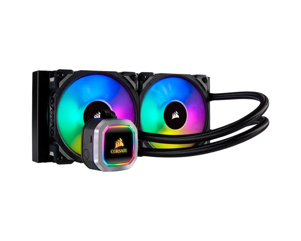 Охладител за процесор Corsair Hydro Series H100i RGB PLATINUM Liquid CPU Cooler, an all-in-one liquid CPU cooler with a 240mm radiator and vivid RGB lighting that’s built for extreme CPU cooling, Cooling Socket Support Intel 115x, Intel 2011/2066, AMD AM3/AM2/AM4, TR4 10