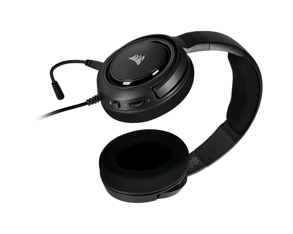 Слушалки CORSAIR HS35 Stereo Gaming Headset Carbon 9