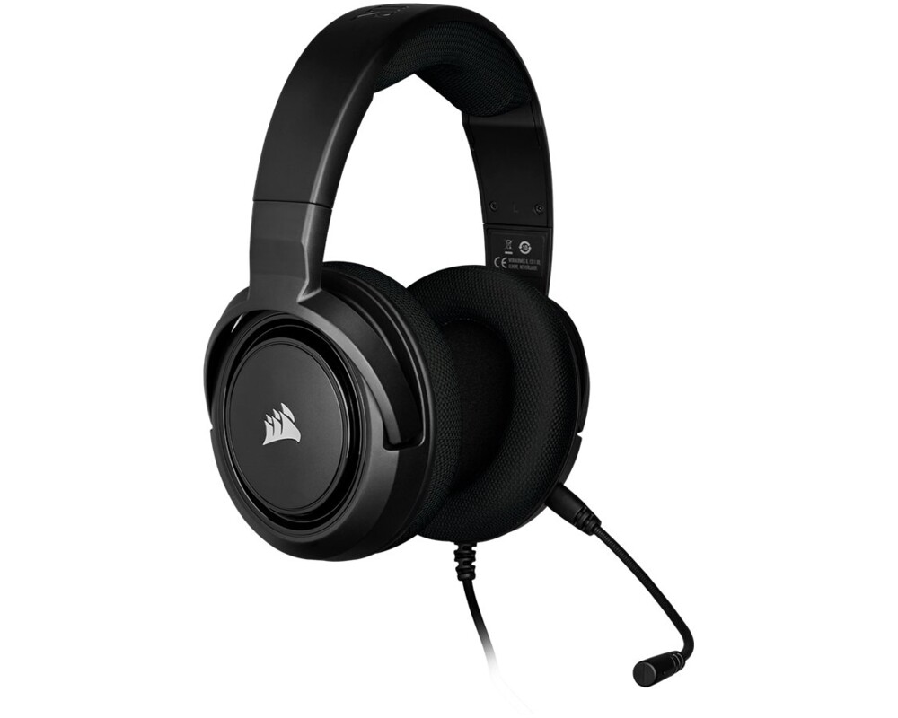 Слушалки CORSAIR HS35 Stereo Gaming Headset Carbon 7