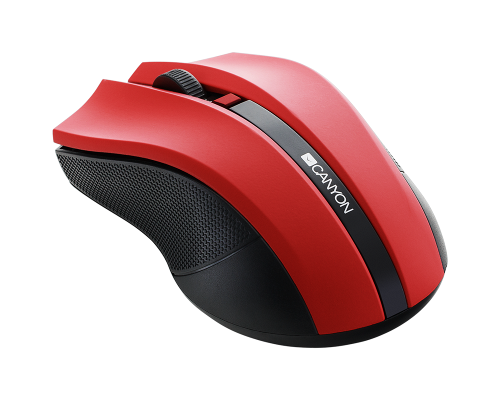 Мишка CANYON mouse MW-5 Wireless Red 4