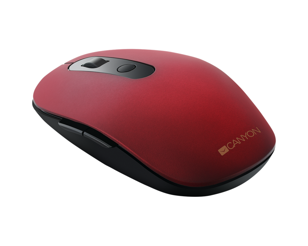 Мишка CANYON mouse MW-9 Dual-mode Wireless Red 3