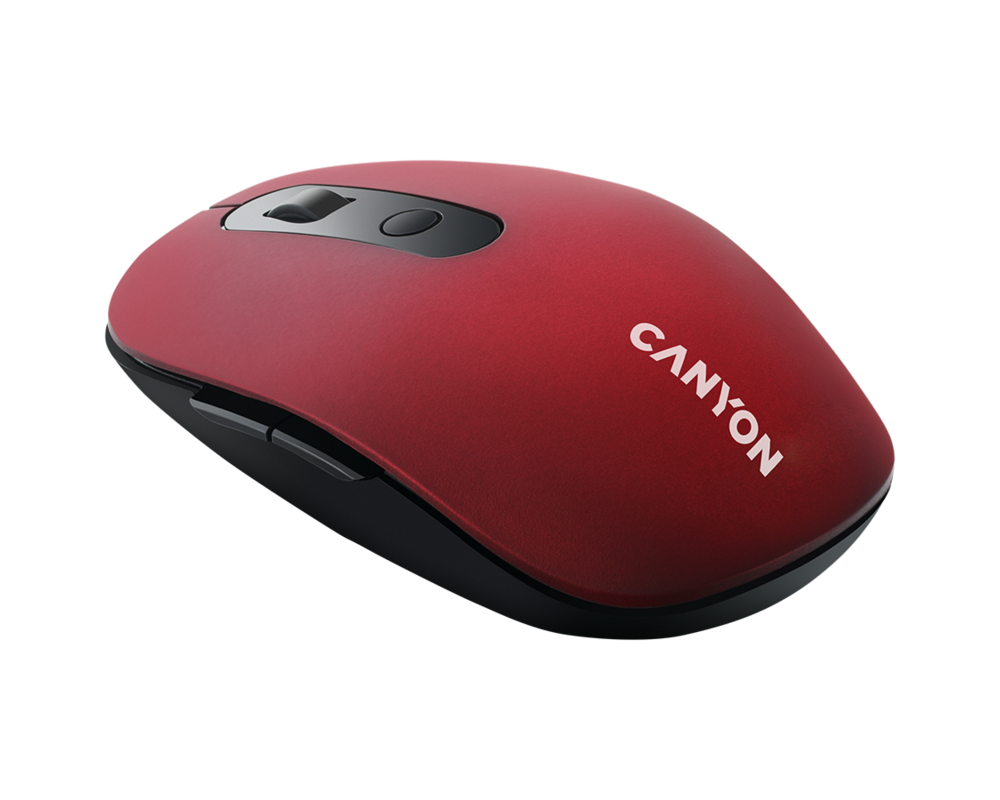 Мишка CANYON mouse MW-9 Dual-mode Wireless Red 9