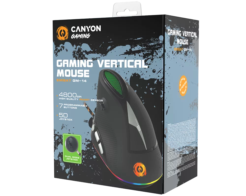 Мишка Wired Vertical Gaming Mouse with 7 programmable buttons 7