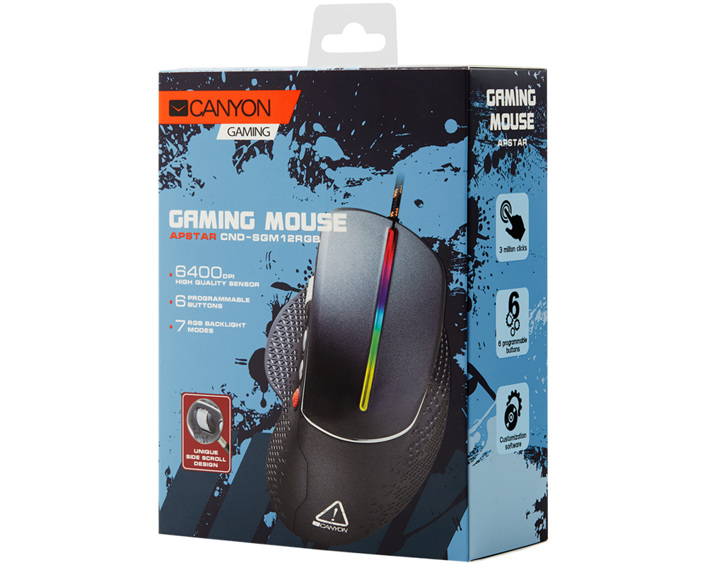 Мишка Canyon Wired High-end Gaming Mouse 5