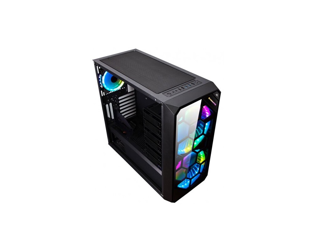 Кутия ZEST EN41541 Two Panel Front and Left Side Tempered Glass 4