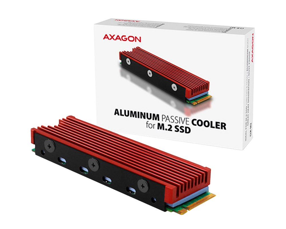 Термо паста AXAGON CLR-M2 passive - M.2 SSD