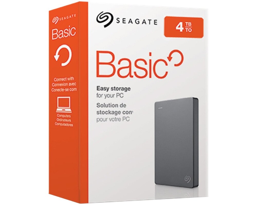 Твърд диск Ext HDD Seagate Basic Portable 4TB (2.5" 5