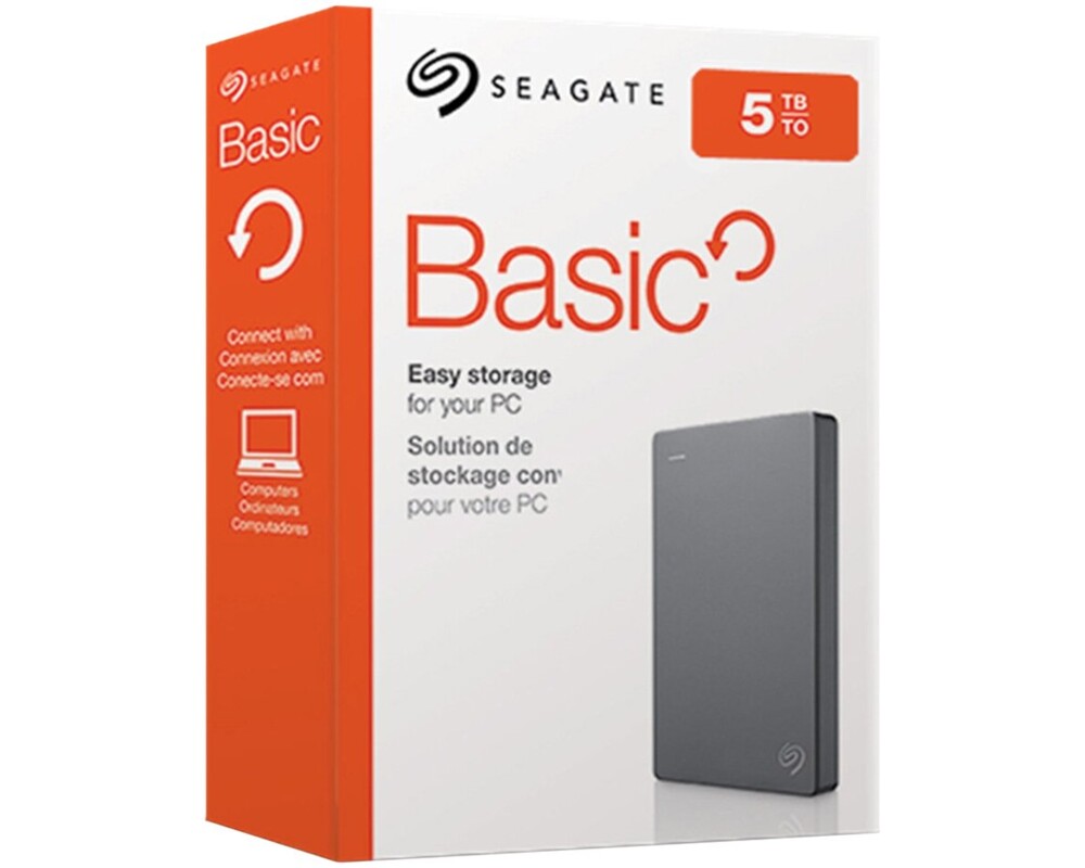 Твърд диск SEAGATE Basic 2.5inch 5TB USB 3.0 black external HDD 11