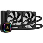 <span>Охладител за процесор</span> CORSAIR iCUE H100i RGB PRO XT Liquid CPU Cooler, 240mm Radiator, Dual 120mm ML PWM Fans, Intel: LGA1700 (with separate bracket)/LGA115X/LGA1200/LGA20XX, AMD: AM5/AM4/AM3/AM2/sTRX4/sTR4, 5Y warranty, black <span class='catalog-num-in-name'>CW-9060043-WW</span> - 