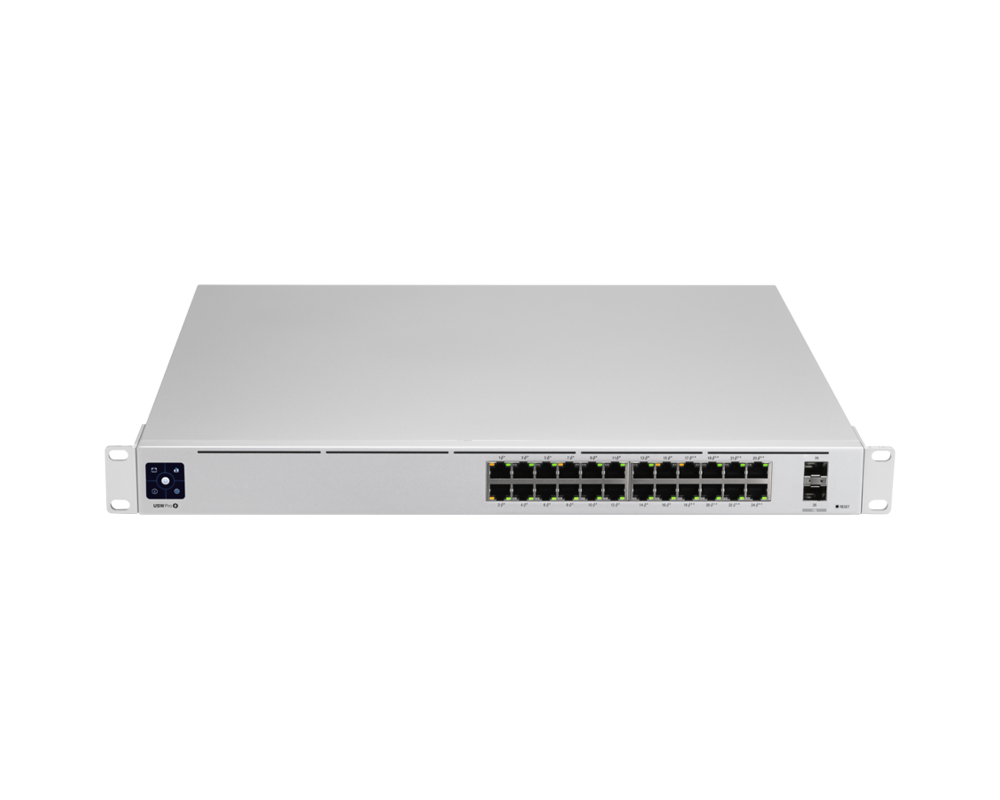 Switch (Комутатор) 24-портов гигабитен комутатор Ubiquiti UniFi Switch USW-Pro-24-POE Pro 24 PoE Gen2 400W 7