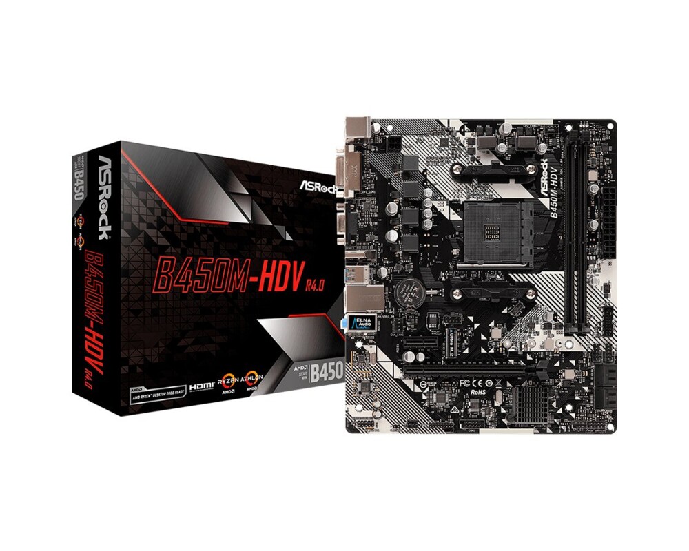 Дънна платка ASRock B450M-HDV R4.0 5