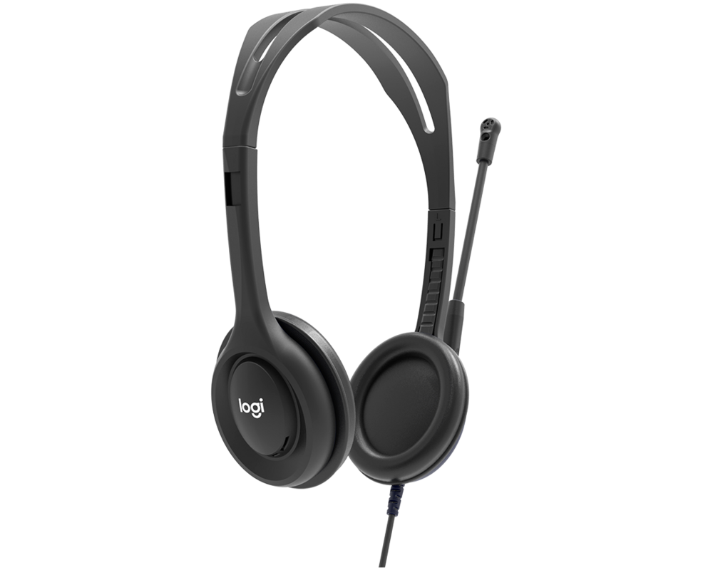 Слушалки Logitech H111 Стерео One Plug 981-000593 13