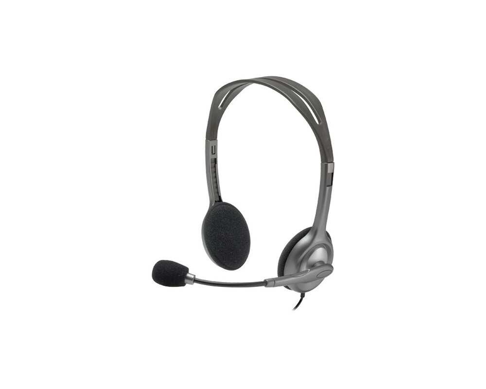 Слушалки Logitech H111 Стерео One Plug 981-000593 5