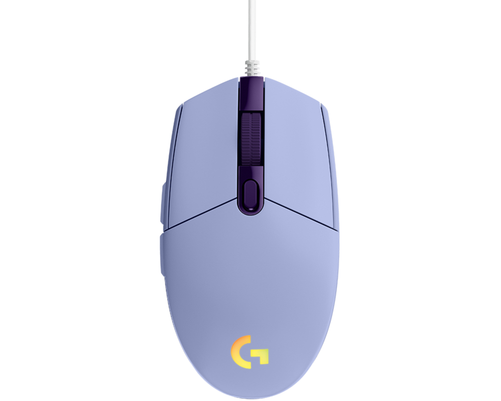 Мишка Геймърска мишка Logitech G102 LightSync, RGB, Оптична, Жична, USB, Лилав 5