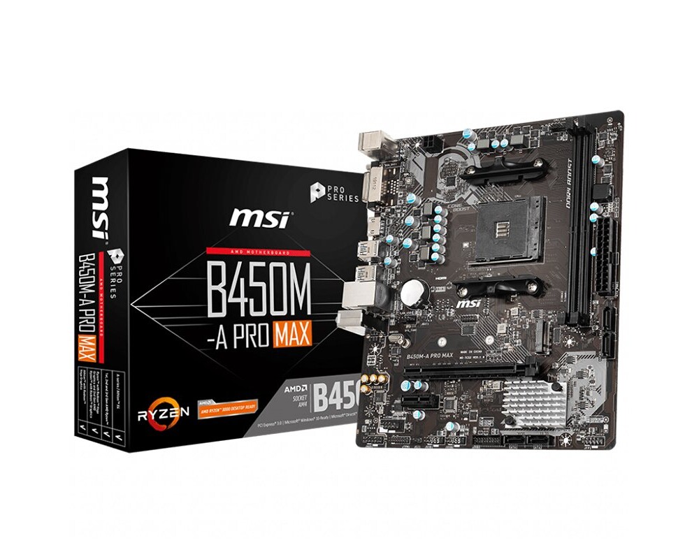 Дънна платка MSI B450
